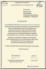 Dyplomy i gratulacje